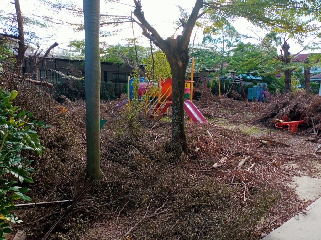 Ground maintenance to prepare for centre reopening